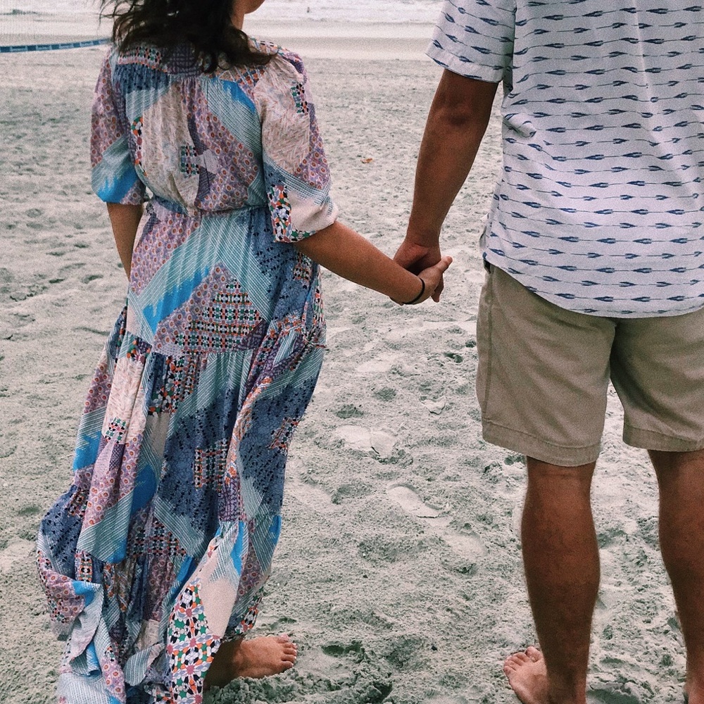 Patchwork Maxi Dress